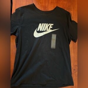 Nike 100% Cotton Black Tee